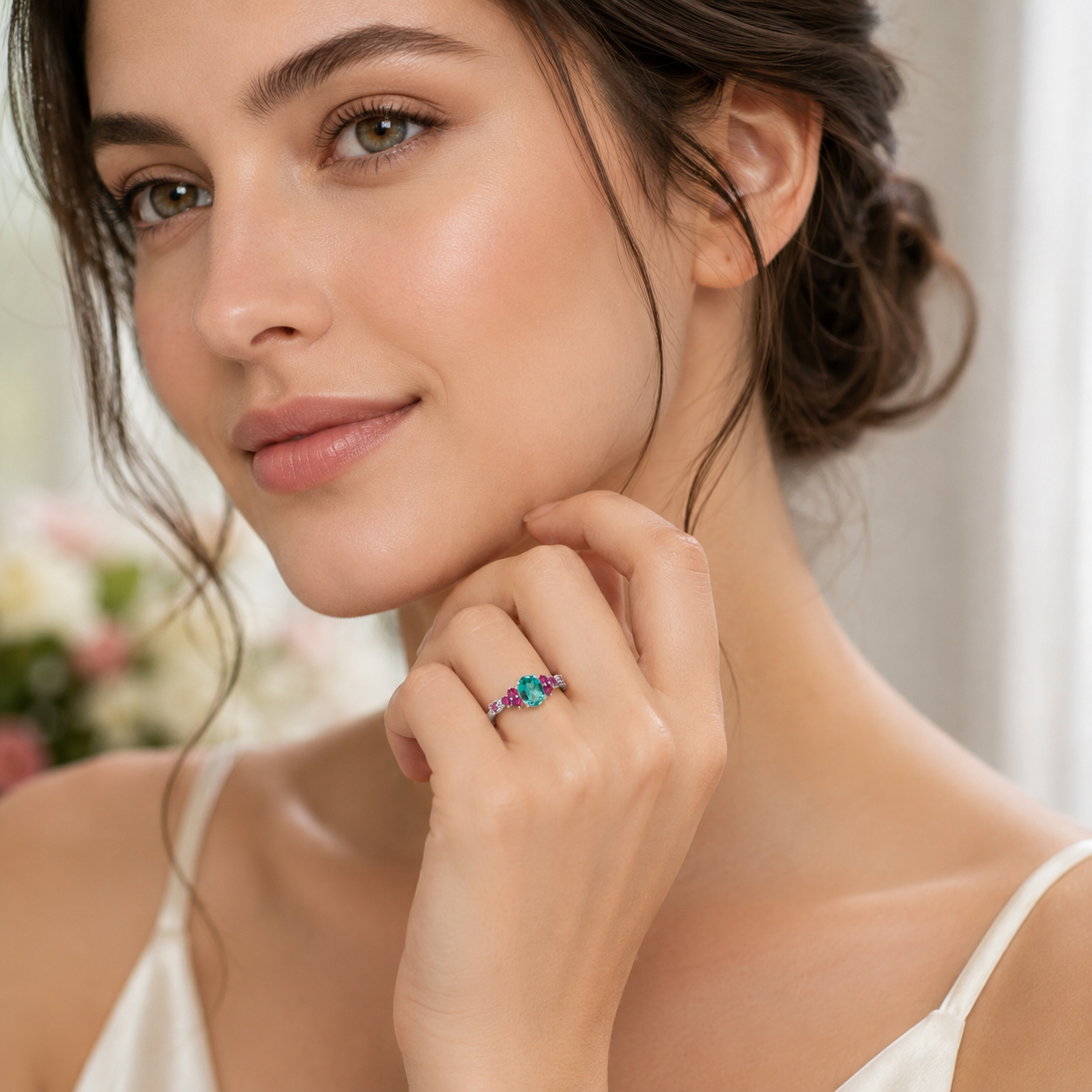 SeaFoam & Berry Ring