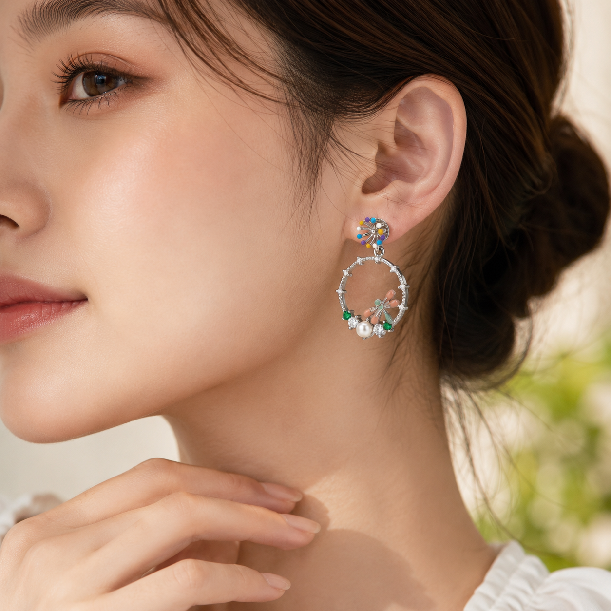 Color-Pop DragonFly Hoops