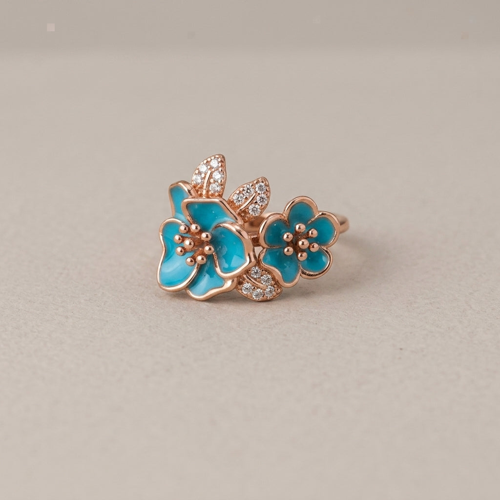 Turquoise Meadow Ring