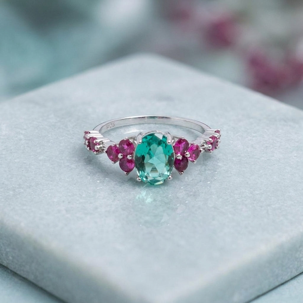 SeaFoam & Berry Ring