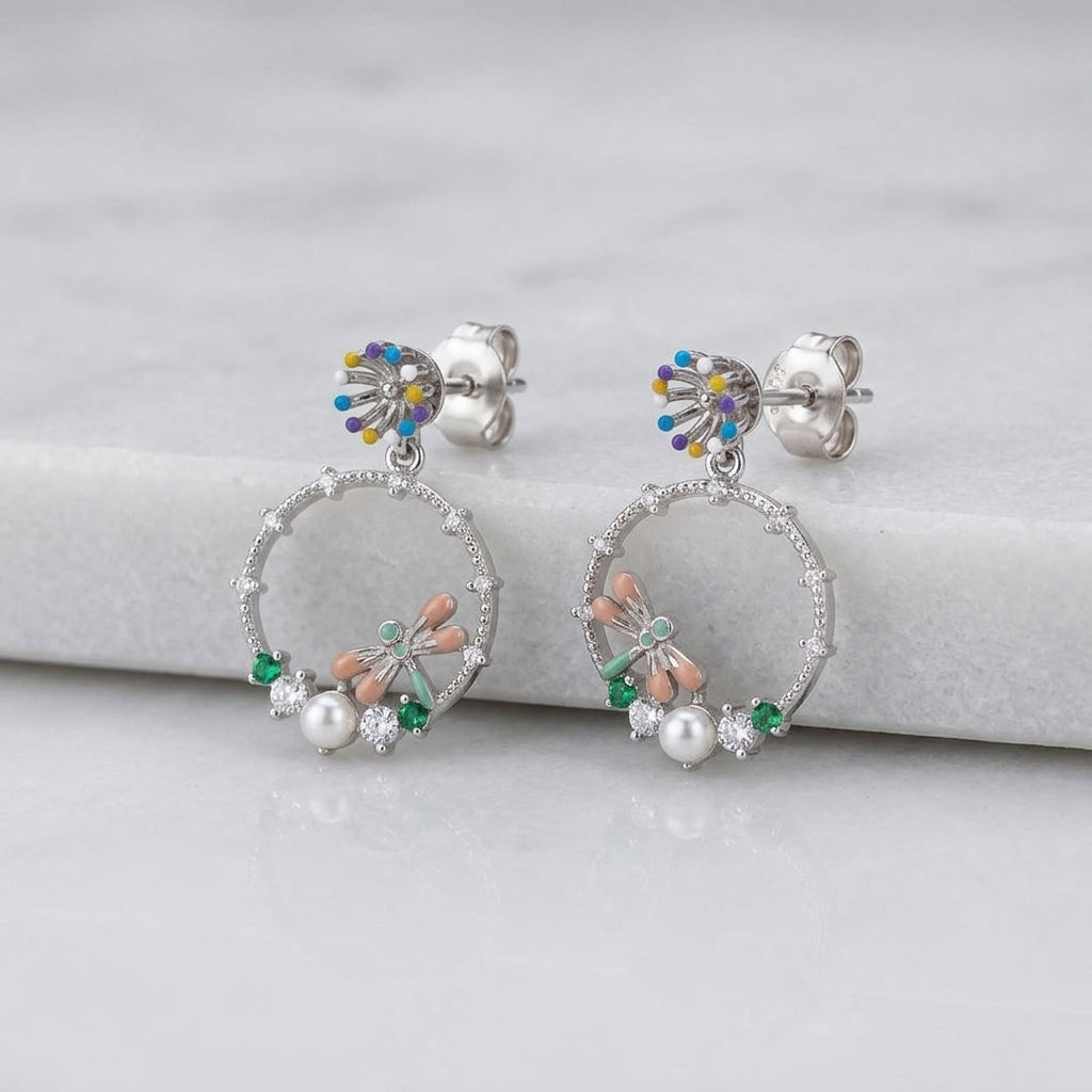 Color-Pop DragonFly Hoops