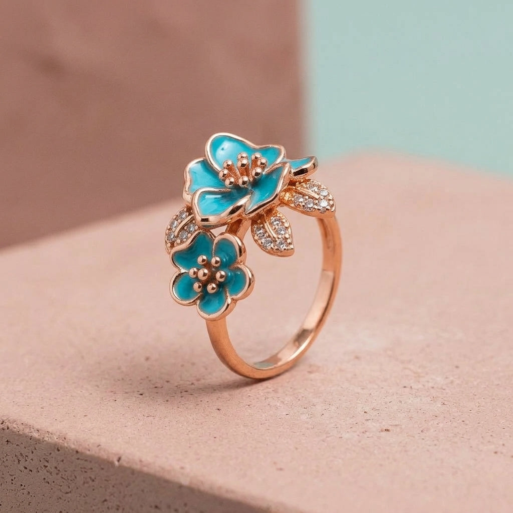 Turquoise Meadow Ring