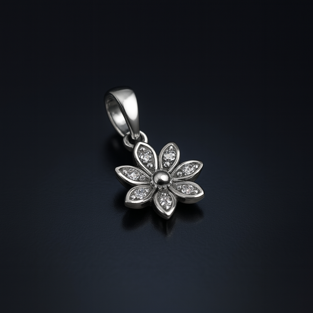 Crystal Petal Stud Earrings – Floral Diamond Sparkle Luxury Design