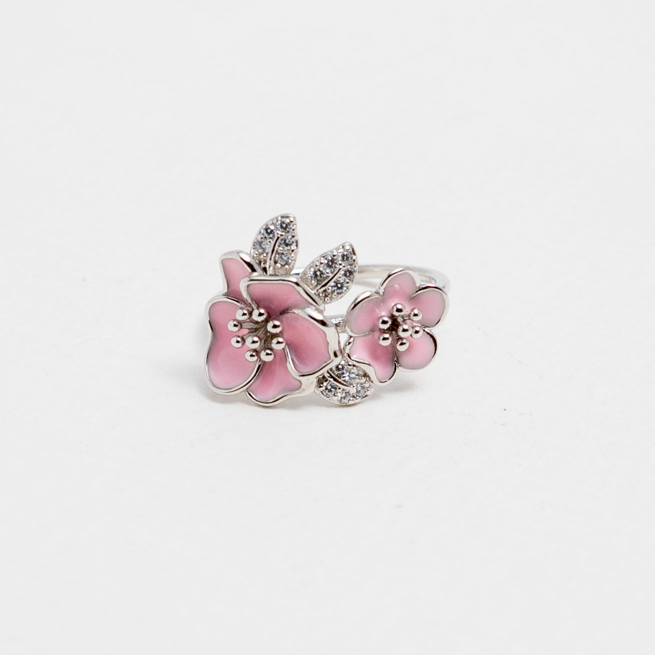 Pink Petal Poetry Ring