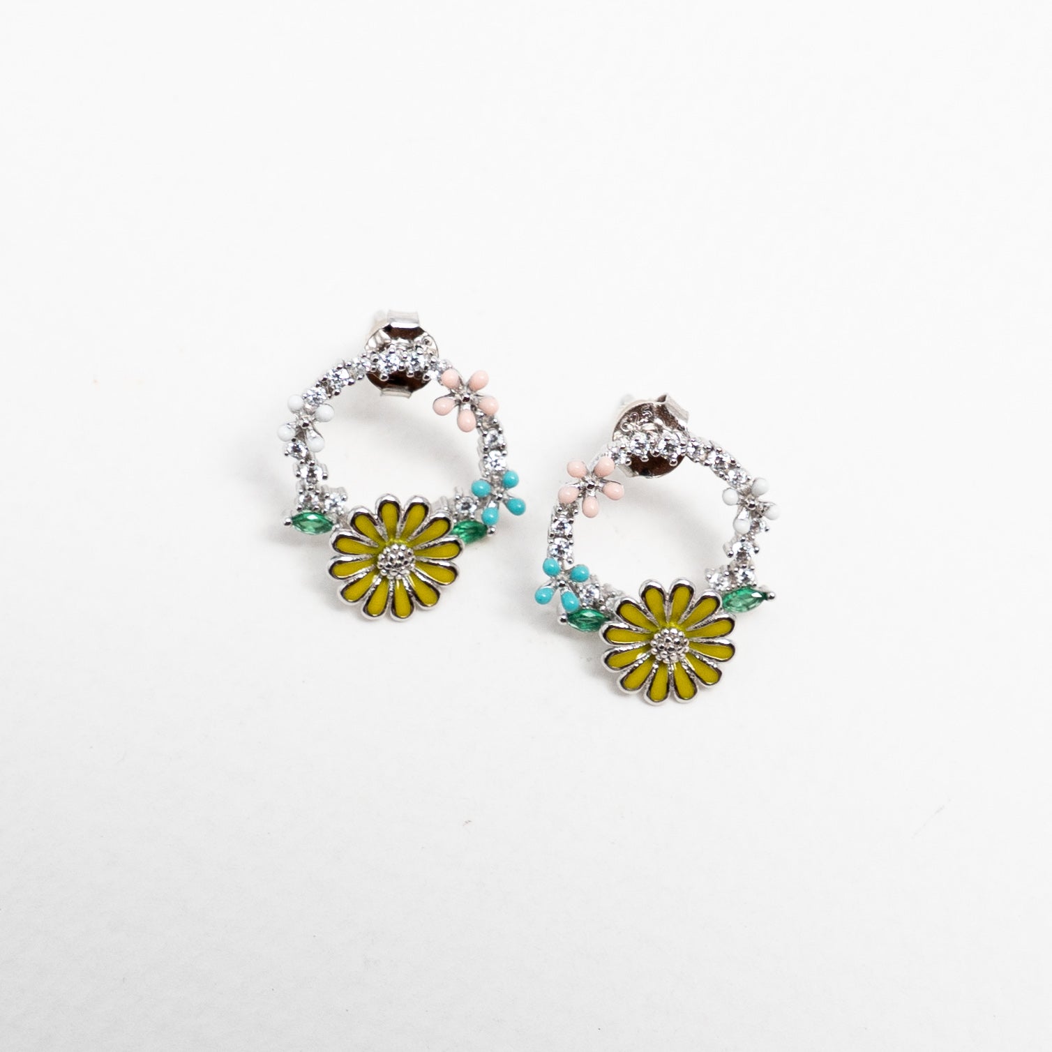Meadow Magic Hoop Studs