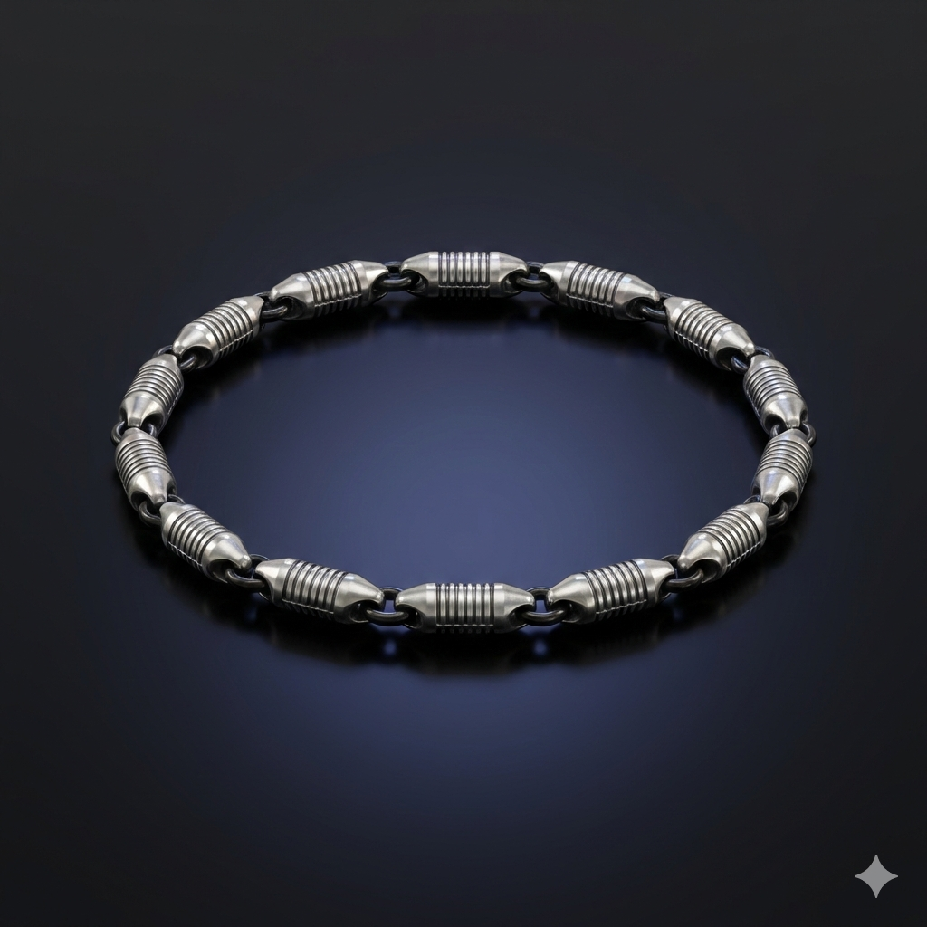 Trench Link Men's Bracelet