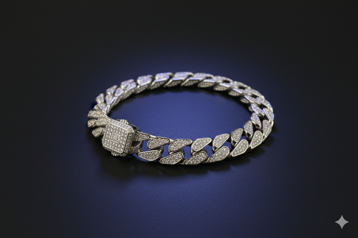 Glacier Pave Men's Bracelet