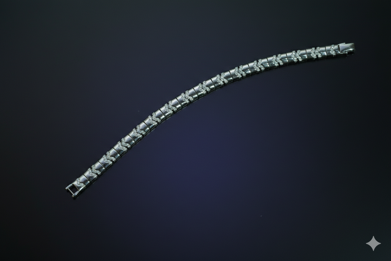 Rippling Radiance Men's Bracelet