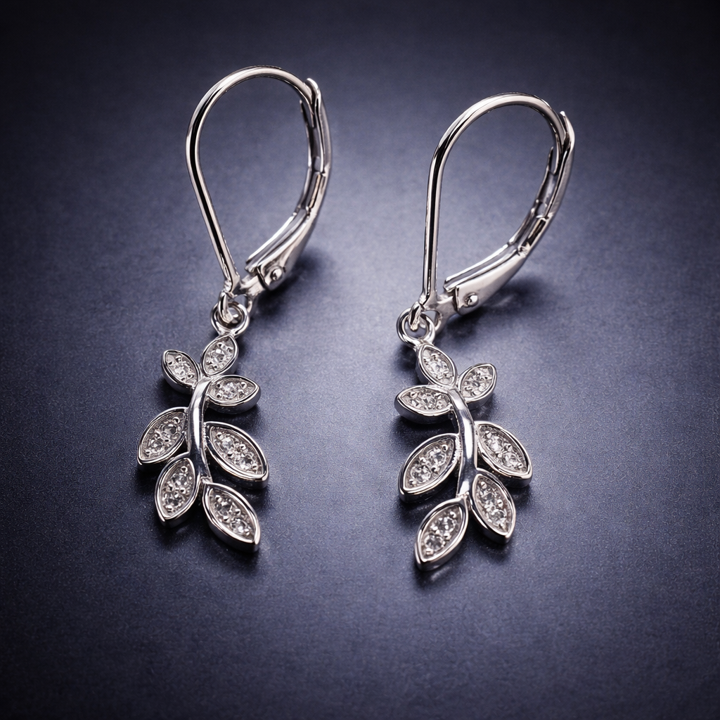 Silver Willow Drops Earrings