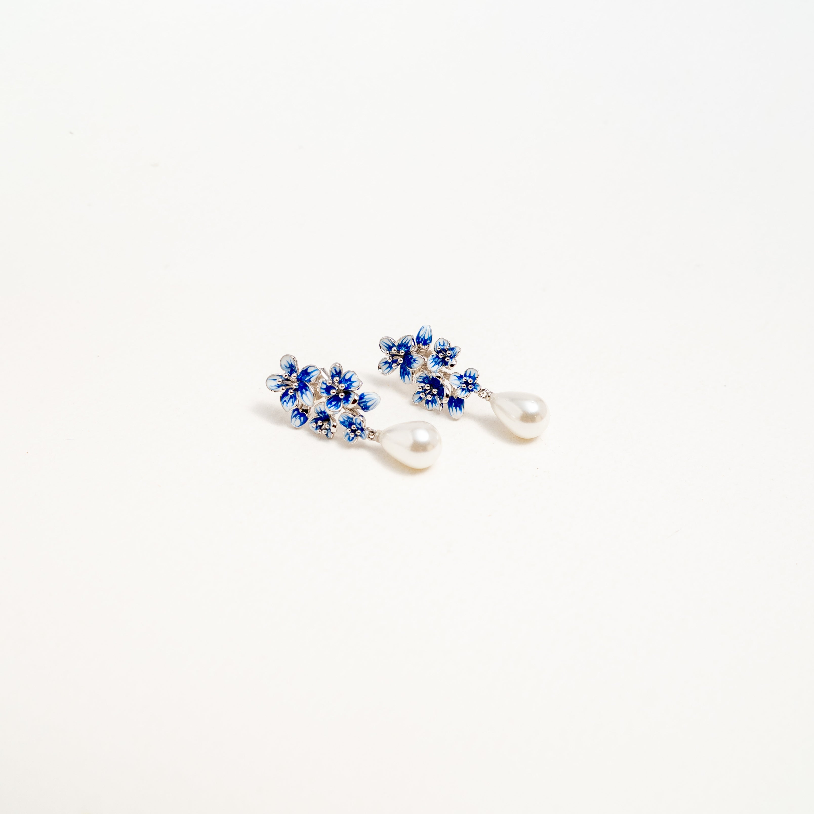 Wild Indigo Blossom Earrings