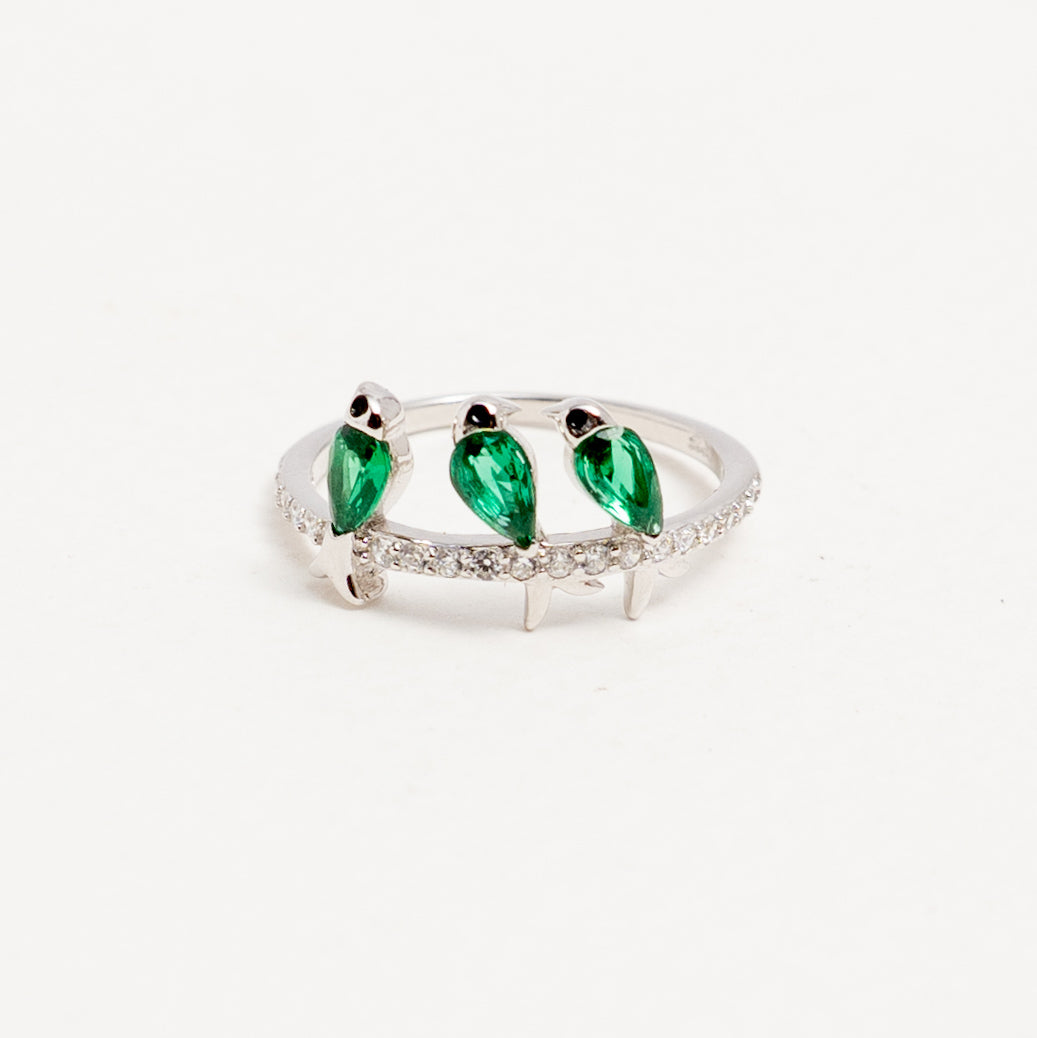 Emrald Songbirds Ring