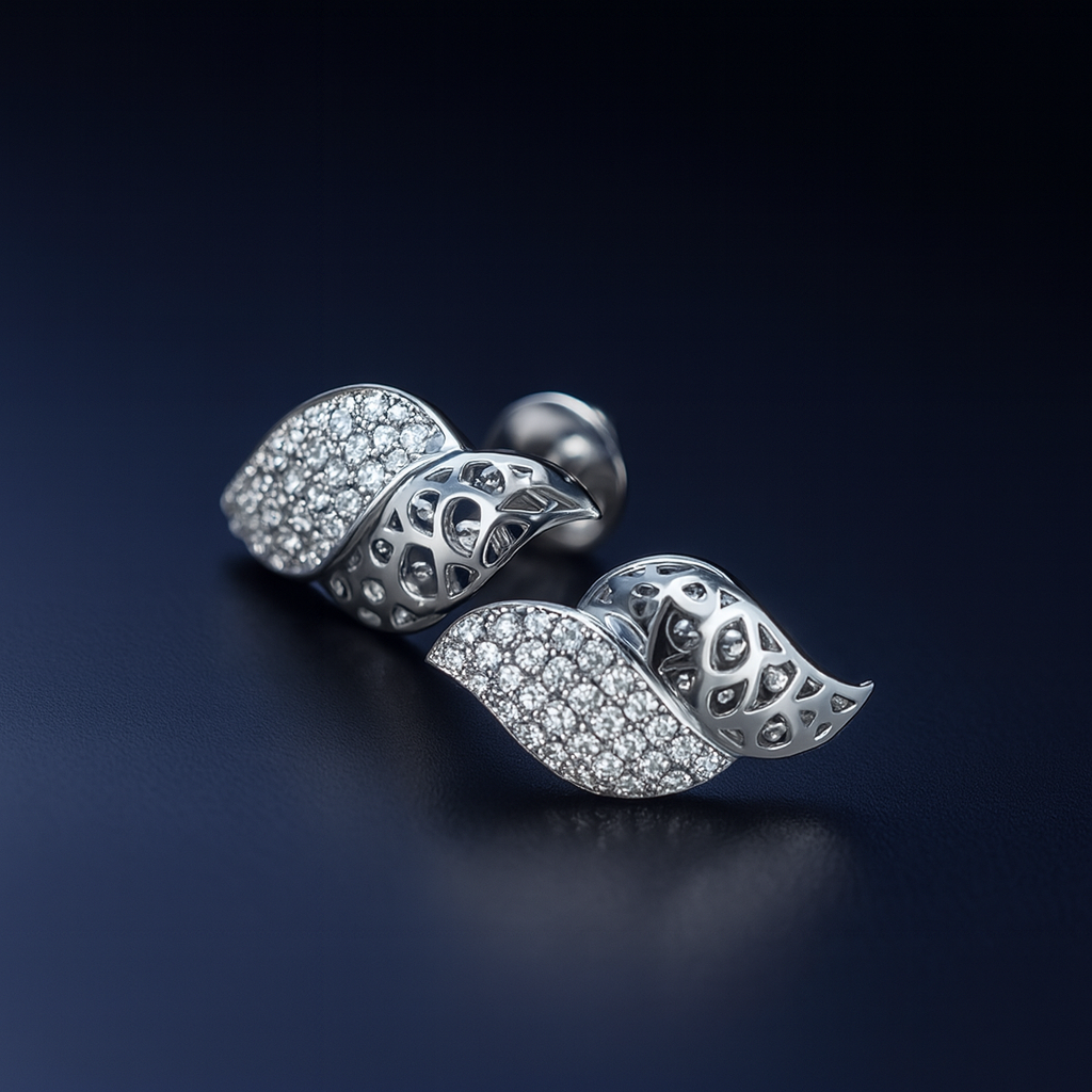 Celestial Dewdrop Earrings – Shimmering Teardrop Sparkle Luxury Design